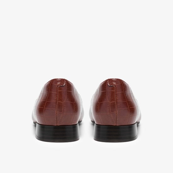 Natalyn Wish Dark Tan Croc Shoes - Image 5