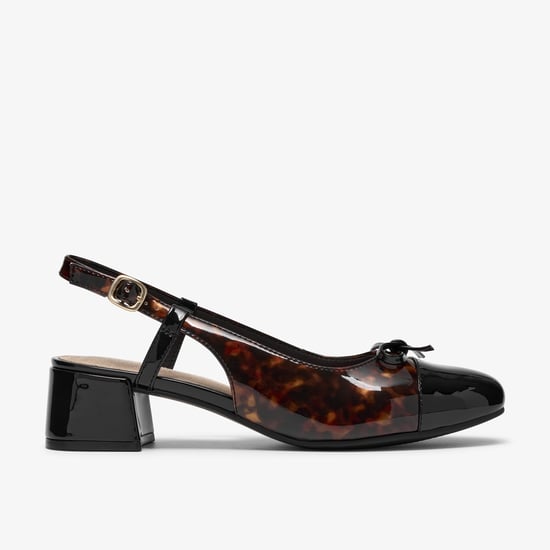 Iridessa Sling Tortoiseshell Shoes - Image 1