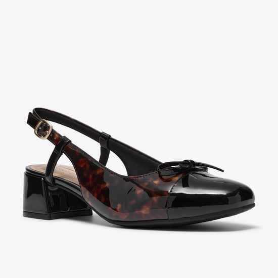 Iridessa Sling Tortoiseshell Shoes - Image 4