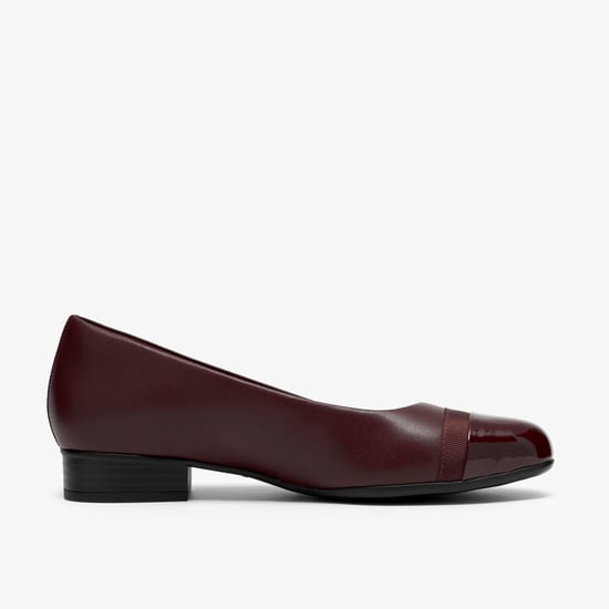 Juliet Monte Burgundy Leather Shoes - Image 1