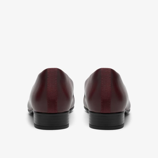 Juliet Monte Burgundy Leather Shoes - Image 5