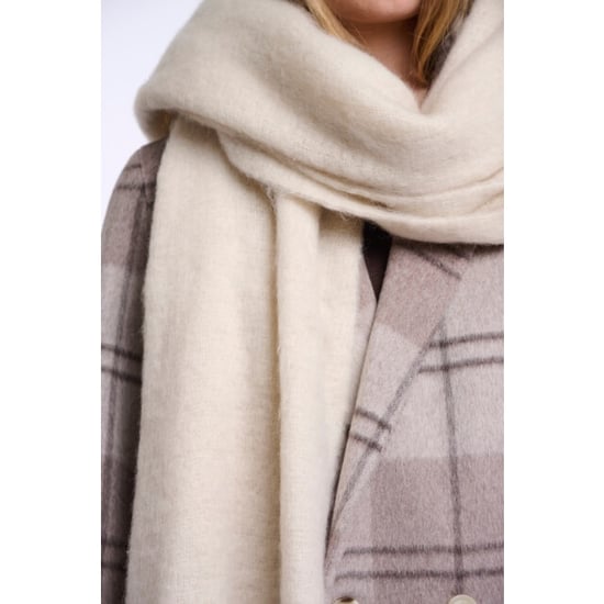 Rino & Pelle sccarf with fringes gella.7002612 999022 birch - Image 3