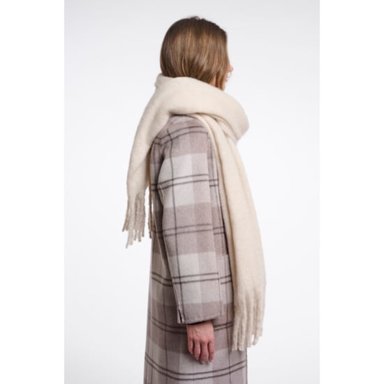 Rino & Pelle sccarf with fringes gella.7002612 999022 birch - Image 4