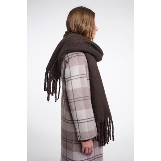 Rino & Pelle sccarf with fringes gella.7002612 11104 peated - Image 2