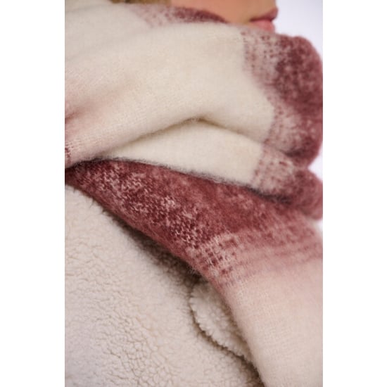 Rino & Pelle checkered scarf erica.7002612 11166 sangria birch - Image 3
