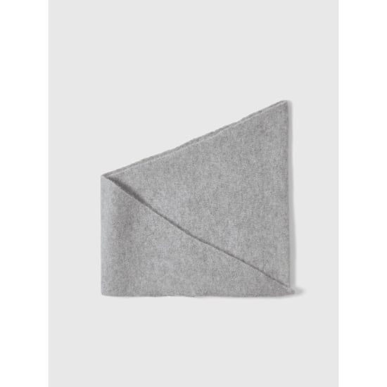 Selected Femme slwmaria narrow cashmere scarf noos 16095351 light grey melange - Image 2
