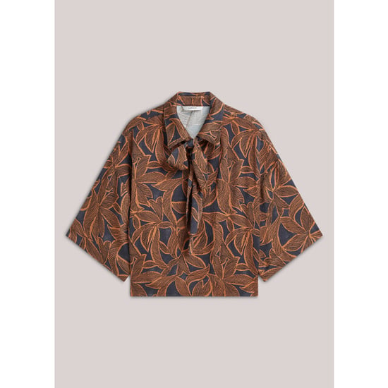 Summum top abstract flowers 2s3559-12505 495 midnight blue - Image 1