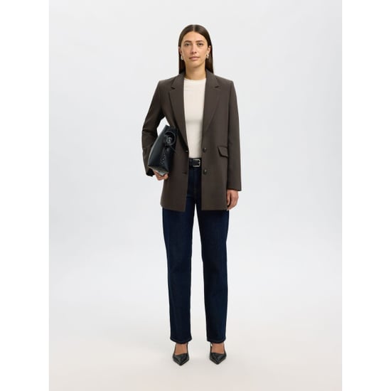 Selected Femme slfrita ls relaxed blazer mel noos 16094205 delicioso - Image 3
