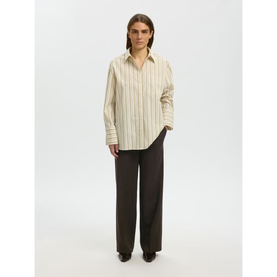 Selected Femme slwrita mw wide pant mel noos 16094206 delicioso - Image 6
