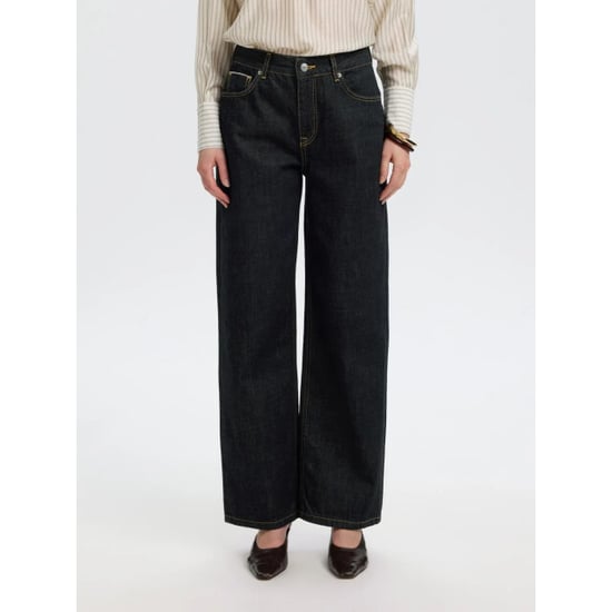 Selected Femme slwwide relaxed shelly mw jeans 16102303 dark blue denim - Image 1