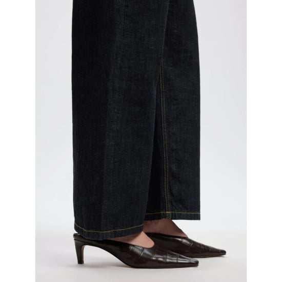 Selected Femme slwwide relaxed shelly mw jeans 16102303 dark blue denim - Image 5