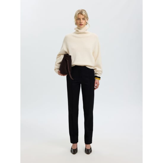 Selected Femme slwellie ls knit roll neck 16101825 egret - Image 2