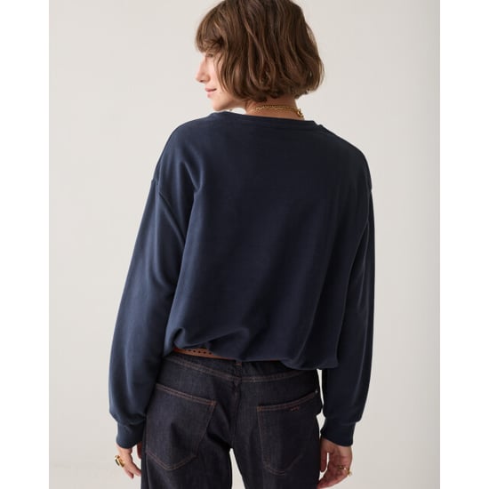 Summum balloon sweat peached terry 3s5350-30806 495 midnight blue - Image 5