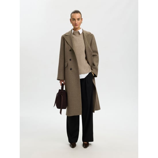 Selected Femme slwcille cashmere blend high neck n 16094759 irish cream - Image 4