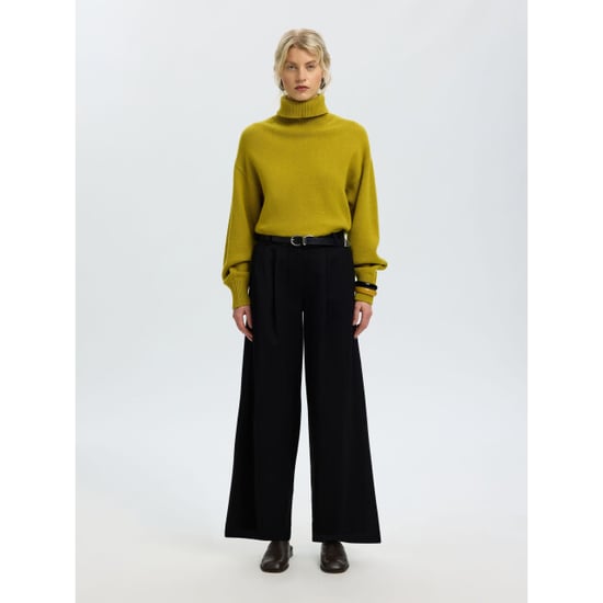 Selected Femme slwellie ls knit roll neck 16101825 avocado oil - Image 6