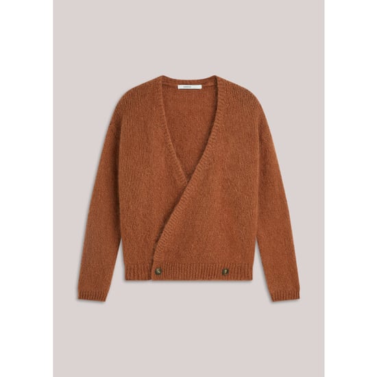 Summum wrap cardigan mohair wool blend knit 7s8039-70100 739 cinnamon - Image 1