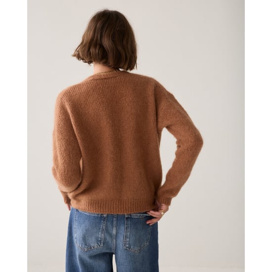 Summum wrap cardigan mohair wool blend knit 7s8039-70100 739 cinnamon - Image 2