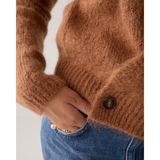 Summum wrap cardigan mohair wool blend knit 7s8039-70100 739 cinnamon - Image 3