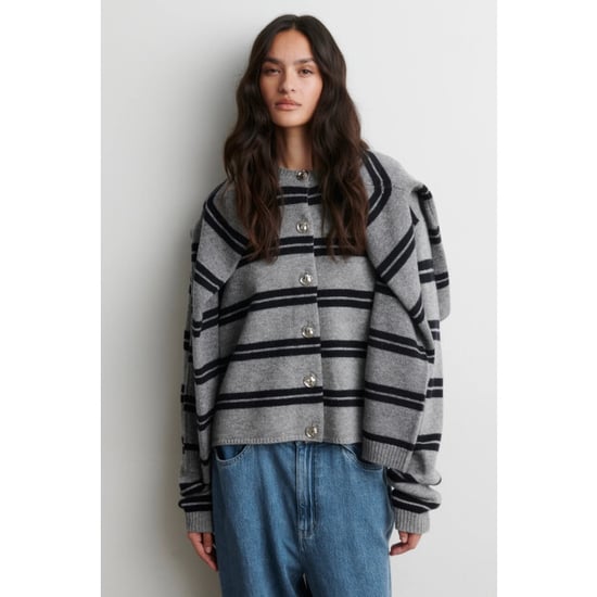 Second Female alphaline ls knit cardigan 61073 7045 mid grey - Image 4