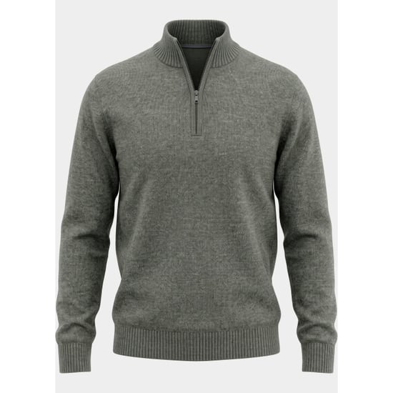 Bos Bright Blue Half zip 1111/40438 green - Image 5