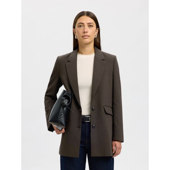 Selected Femme slfrita ls relaxed blazer mel noos 16094205 delicioso - Image 2