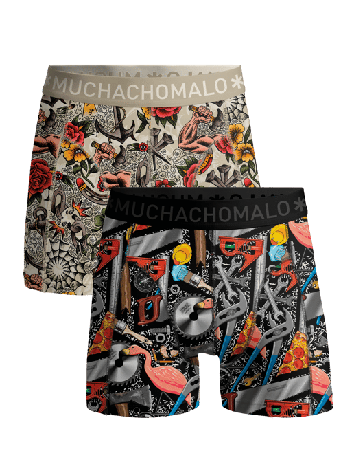 Muchachomalo Heren Boxershorts - 2 Pack - Mannen Onderbroeken - Image 1