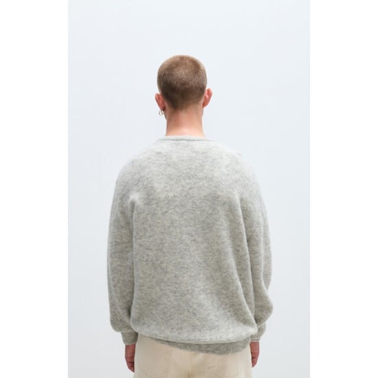 American Vintage Homme pull vitow mvito18a light grey - Image 1