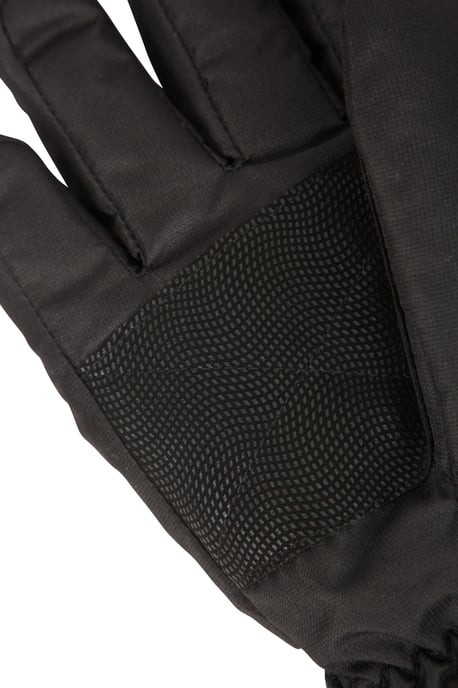 Men's Waterproof Ski Gloves Isotherm Fur Lined Warm Comfy Winter Snow Mittens Black - Image 4