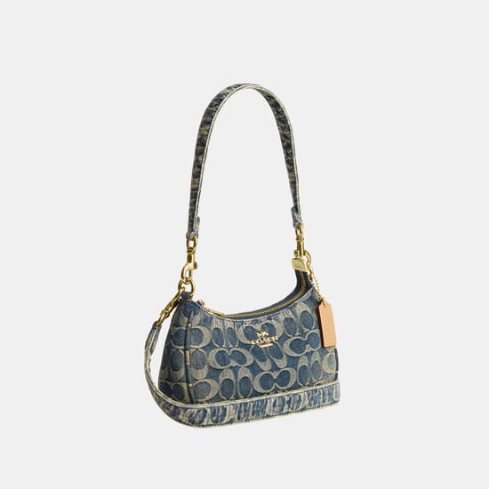 Teri Mini Crossbody Bag In Signature Regenerative Cotton Denim - Image 2