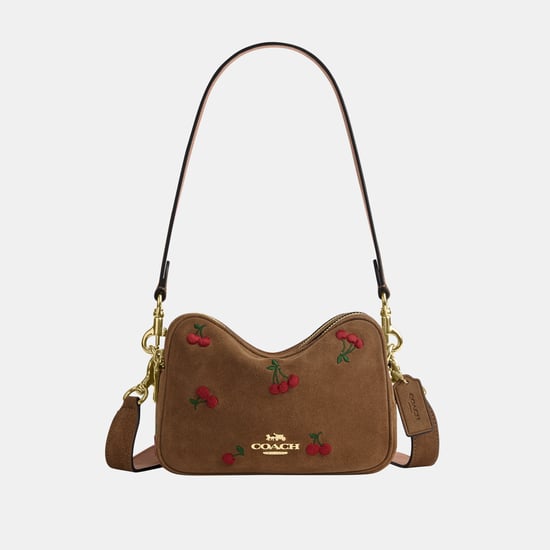 Mini Carey Crossbody Bag With Cherry Embroidery - Image 1