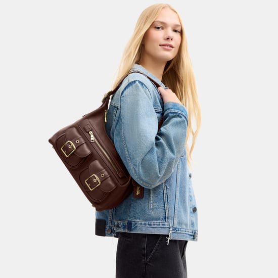 Allison Zip Top Shoulder Bag - Image 5