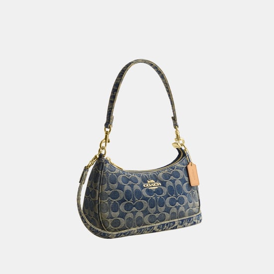 Teri Shoulder Bag In Signature Regenerative Cotton Denim - Image 2