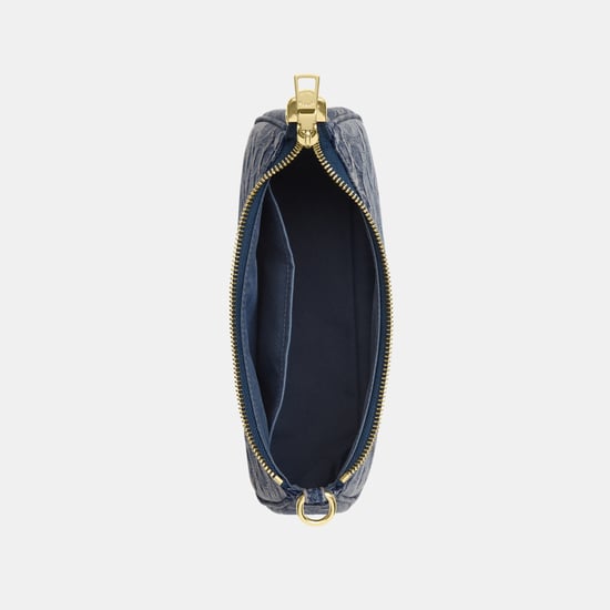 Teri Shoulder Bag In Signature Regenerative Cotton Denim - Image 3