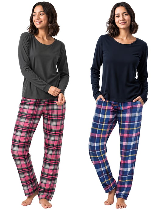 Kruze | 2 Pack Ladies Pyjama Set - Image 1