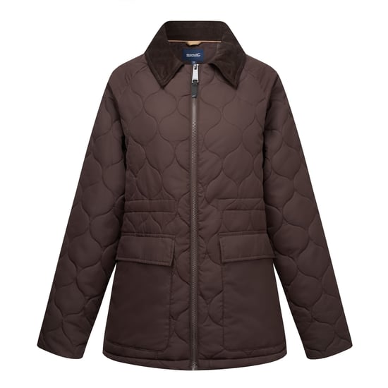 Regatta Womens/Ladies Amira Quilted Padded Jacket (Dark Chocolate) - Image 2