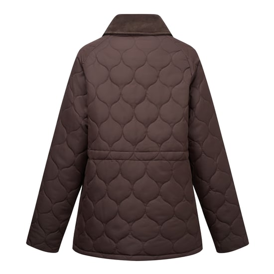 Regatta Womens/Ladies Amira Quilted Padded Jacket (Dark Chocolate) - Image 3