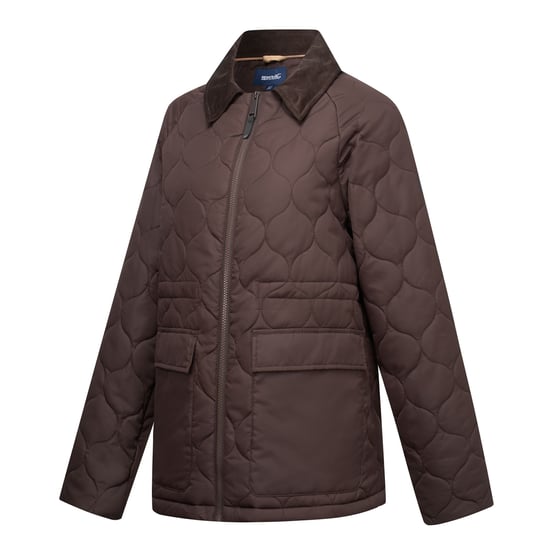 Regatta Womens/Ladies Amira Quilted Padded Jacket (Dark Chocolate) - Image 4