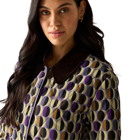 Regatta Womens/Ladies Orla Kiely Oval Quilted Jacket (Multicoloured) - Image 3