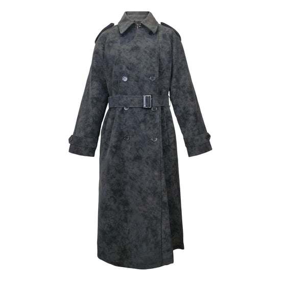 Biba Trenchcoat van kunstleer voor dames (Zwart) - Image 2