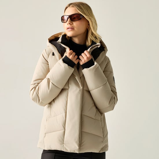 Dare 2B Womens/Ladies Lustre Padded Jacket (Egret) - Image 1