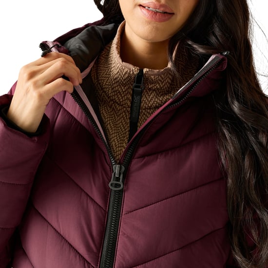 Regatta Womens/Ladies Adela Padded Jacket (Burgundy) - Image 6