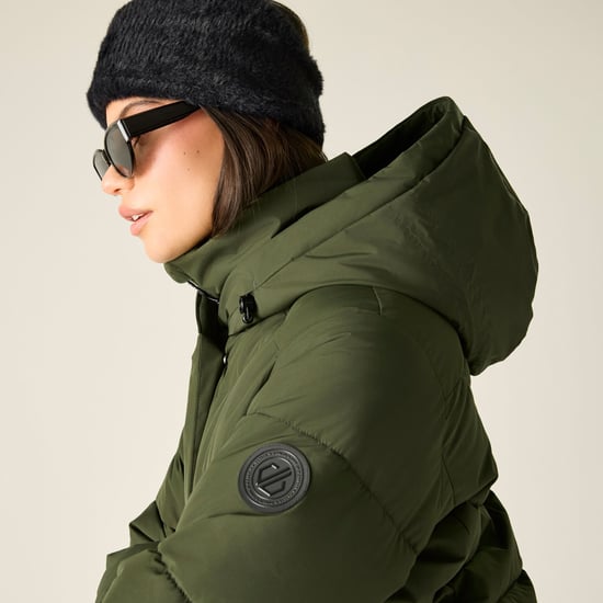 Dare 2B Womens/Ladies Lustre Padded Jacket (Dark Khaki) - Image 4