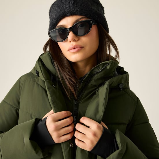 Dare 2B Womens/Ladies Lustre Padded Jacket (Dark Khaki) - Image 5