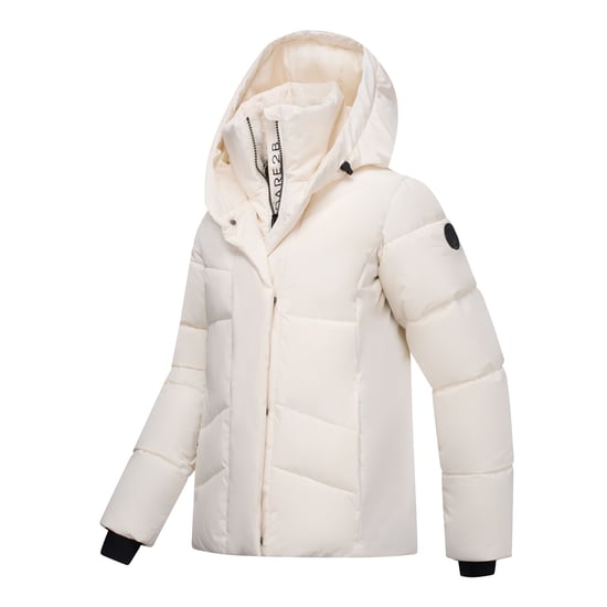 Dare 2B Womens/Ladies Lustre Padded Jacket (White Pepper) - Image 4