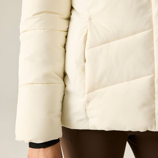 Dare 2B Womens/Ladies Lustre Padded Jacket (White Pepper) - Image 6