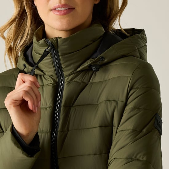 Regatta Womens/Ladies Amara Padded Jacket (Olive Night/Black) - Image 5