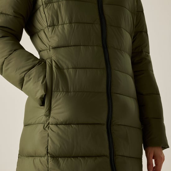 Regatta Womens/Ladies Amara Padded Jacket (Olive Night/Black) - Image 6