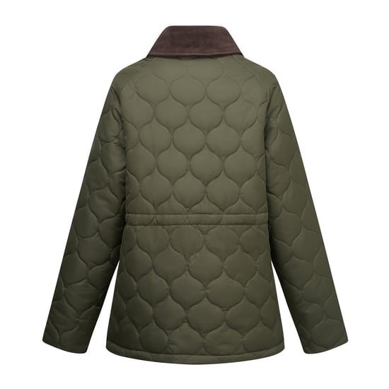 Regatta Womens/Ladies Amira Quilted Padded Jacket (Dark Khaki) - Image 2