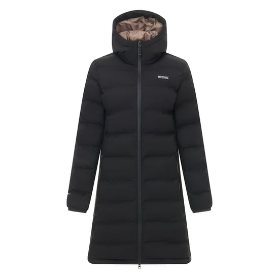 Regatta Womens/Ladies Altoro Longline Padded Jacket (Black/Mocha) - Image 1
