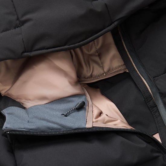 Regatta Womens/Ladies Altoro Longline Padded Jacket (Black/Mocha) - Image 3